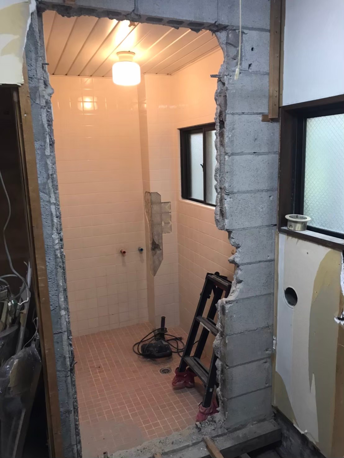 作業中